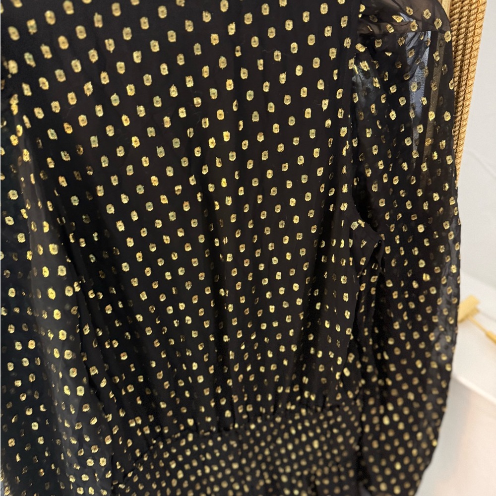 A.L.C. Sidney Metallic Dot Dress - Picture 10 of 12